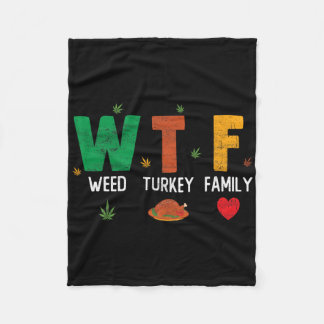 Wtf1 Wine Turkey Football - Fun Thanksgiving Day M Fleece Blanket