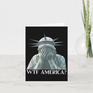 Wtf America 8647 Resist Trump Political And Democr Card
