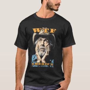 WTF America Sad Cowboy Wild West American Vintage  T-Shirt
