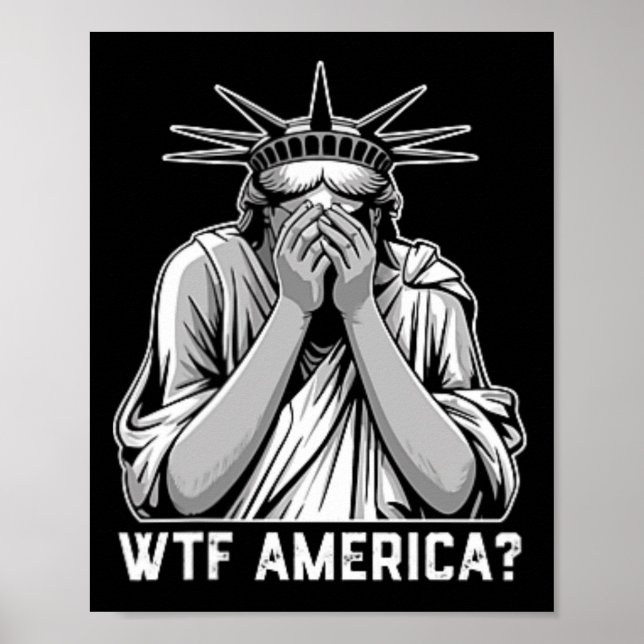 Wtf America Trump  Poster (Front)