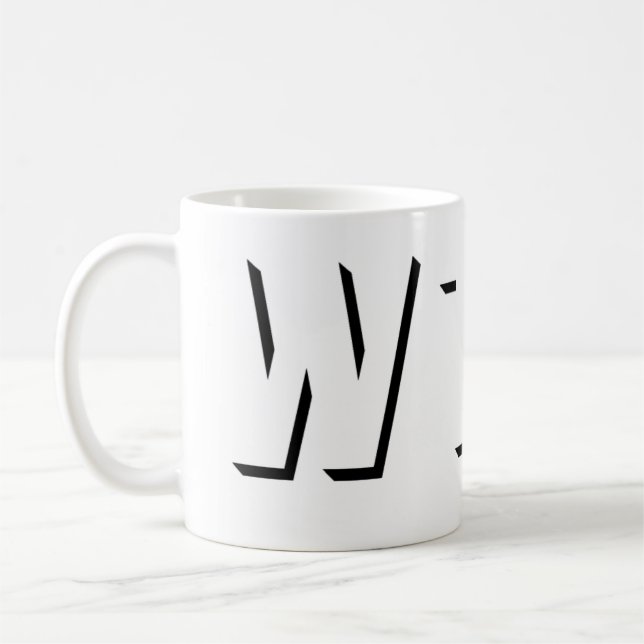 WTF? COFFEE MUG (Left)