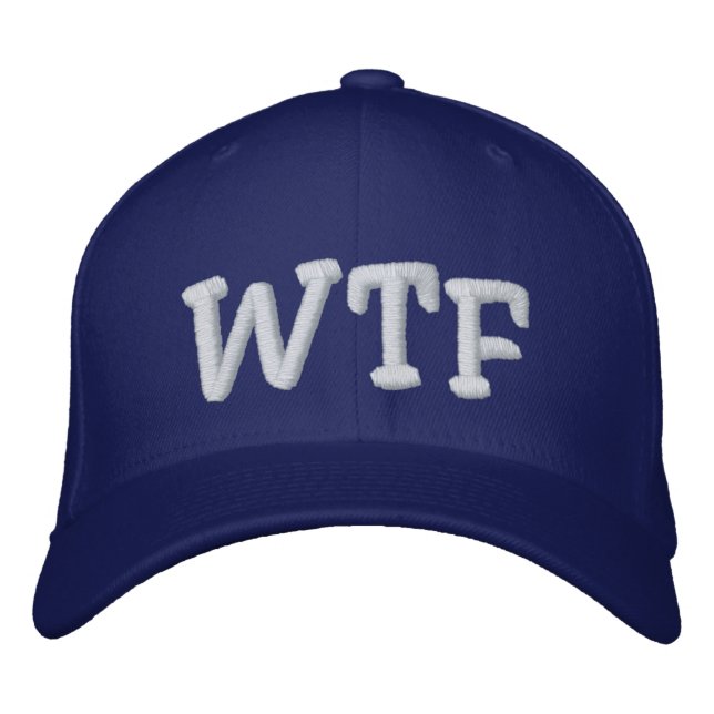 WTF EMBROIDERED HAT (Front)
