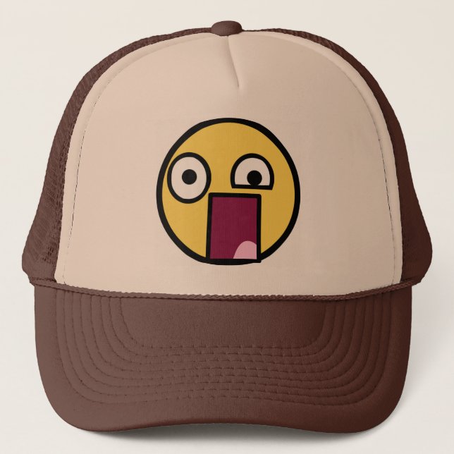 WTF Face Trucker Hat (Front)