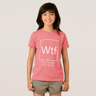 Wtf Funny, Periodic Table Style Tri-Blend Shirt