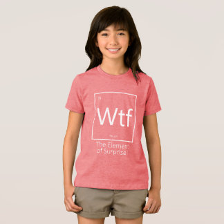Wtf Funny, Periodic Table Style Tri-Blend Shirt