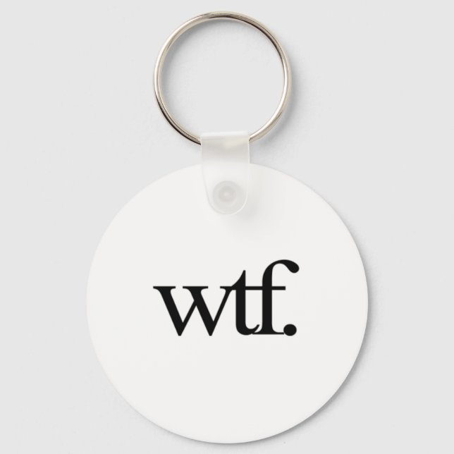 wtf Keychain (Front)