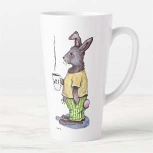 WTF Rabbit latte mug