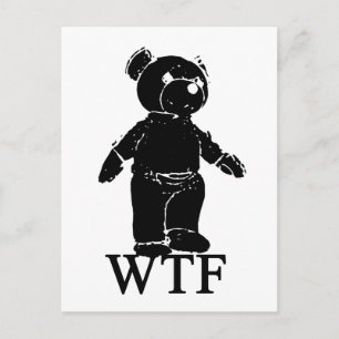 WTF Spoof T Shirt Postcard