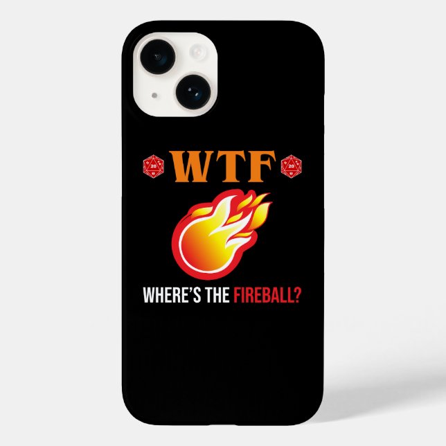 WTF - Where's The Fireball? Case-Mate iPhone Case (Back)