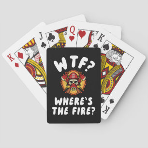 WTF Where's the Firefighter Playing Cards