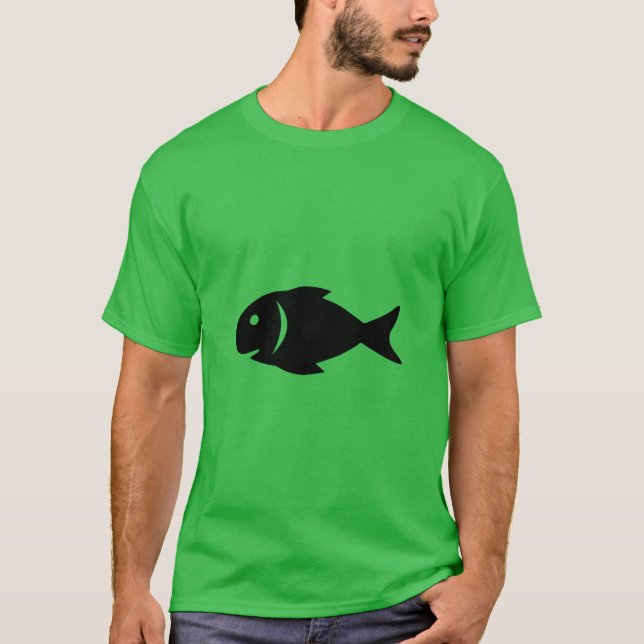 WTF WHERE'S THE FISH FUNNY SPOOF T-Shirt (Front)