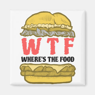 WTF Where's the Food Magnet