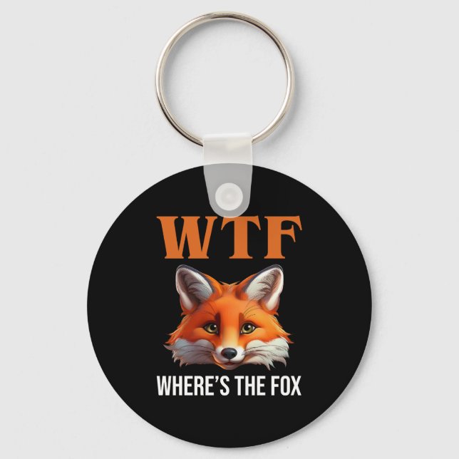 WTF - Where's The Fox Key Ring (Front)