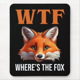 WTF - Where's The Fox Mouse Mat