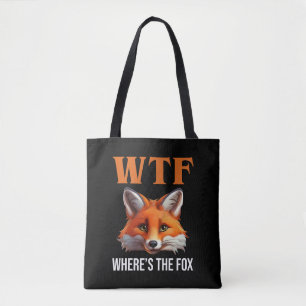 WTF - Where's The Fox Tote Bag