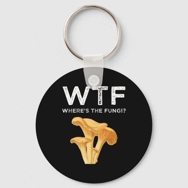 WTF - Where's The Fungi? Key Ring (Front)