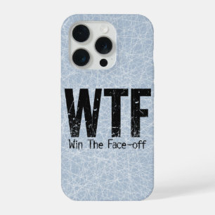 WTF: Win The Face-off (Hockey) Case-Mate iPhone Ca 15 Pro Case