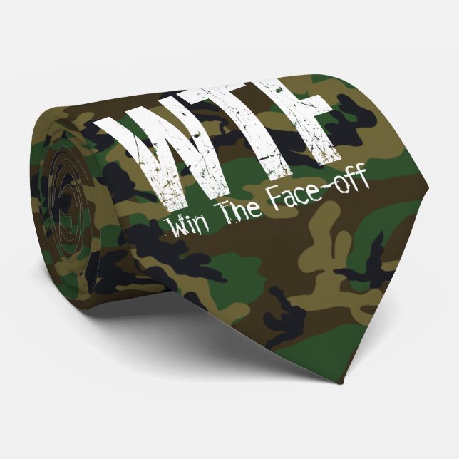 WTF: Win The Face-off (Hockey) Tie (Rolled)