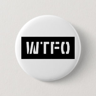 WTFO 6 CM ROUND BADGE
