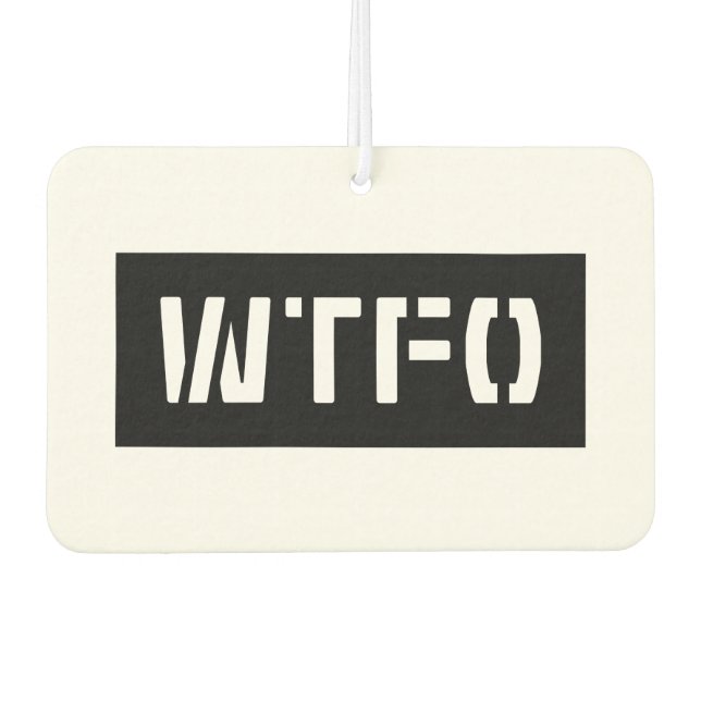 WTFO CAR AIR FRESHENER (Front)