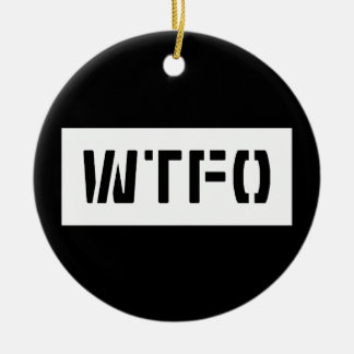WTFO CERAMIC TREE DECORATION