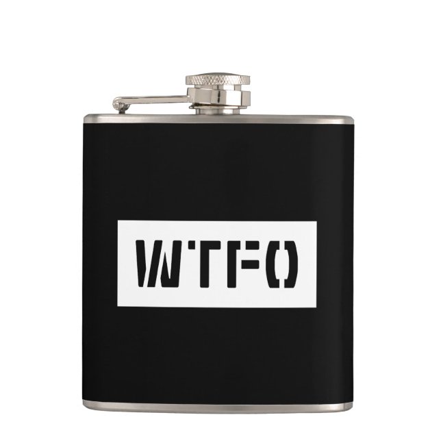 WTFO HIP FLASK (Front)