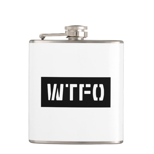 WTFO HIP FLASK (Front)