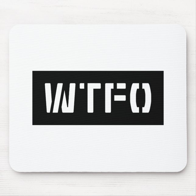 WTFO MOUSE MAT (Front)