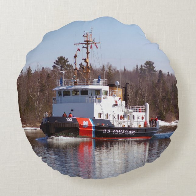 WTGB 103 Mobile Bay Round Pillow (Back)