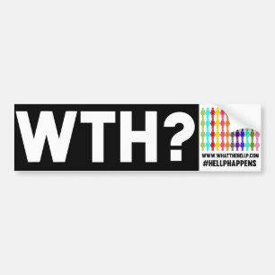WTH? BUMPER STICKER