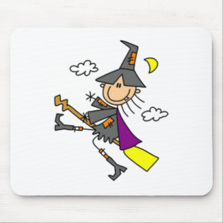 Wtich Stick Figure Mouse Mat