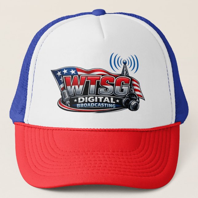 WTSG Digital Broadcasting Logo Trucker Hat (Front)