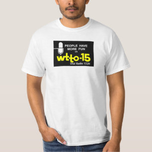 WTTO 1520 AM Toledo 1967 era Logo T-Shirt