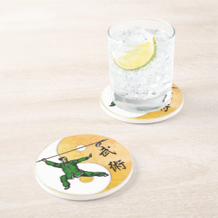 Wu Shu Sandstone Coaster