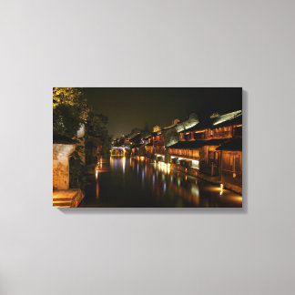 Wu Town in China Canvas Print
