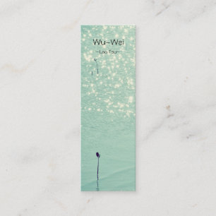 Wu-Wei Lao Tsu   Glittering Sea Mini Business Card