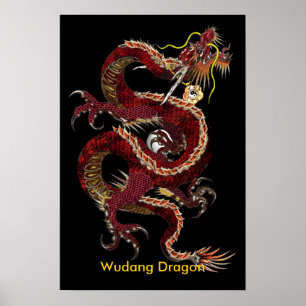 Wudang Dragon Poster - Customised