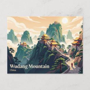 Wudang Mountain China Postcard