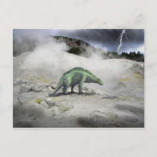 Wuerhosaurus Dinosaur Postcard