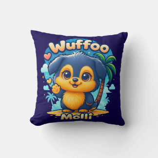 Wuffoo Molli Cute Kawaii Puppy Tropical Island Cushion