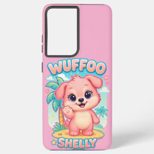 Wuffoo Shelly Kawaii Puppy Tropical Island Samsung Galaxy Case