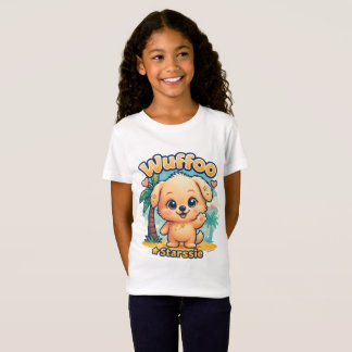 Wuffoo Starssie Kawaii Puppy Tropical Island T-Shirt