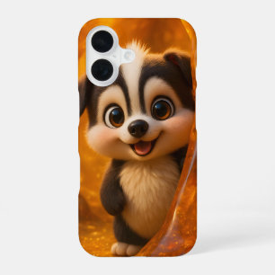 Wuffoo Surffie Kawaii Puppy Amber iPhone 16 case