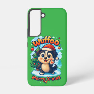 Wuffoo Surffie Merry X-mas Kawaii 3D Holiday Samsung Galaxy Case