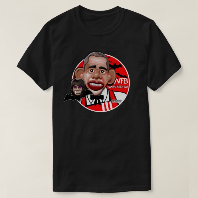 WUHAN FRIED BAT T-Shirt (Design Front)