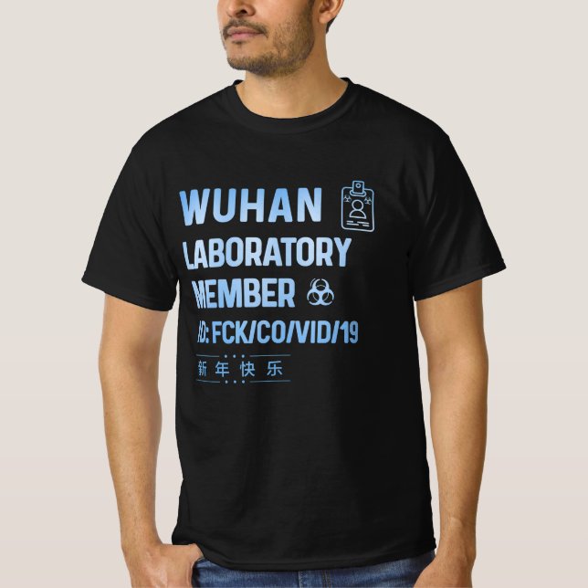 Wuhan Laboratory  Virus  chinese T-Shirt (Front)