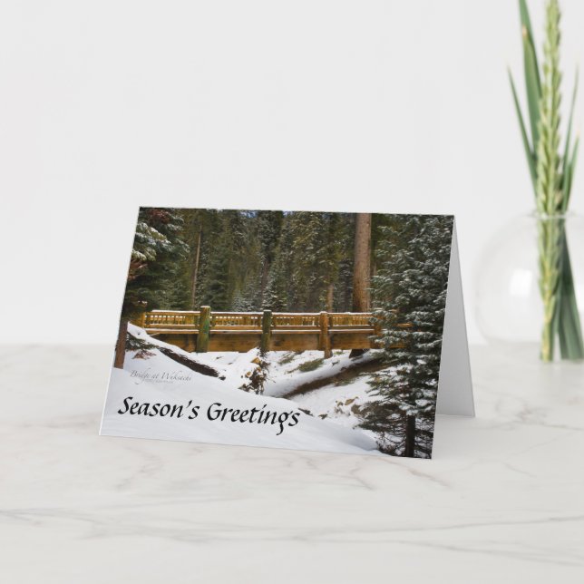 Wuksachi Bridge Holiday Cards (Front)