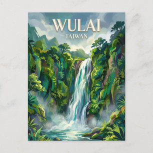 Wulai Waterfall Taiwan Postcard