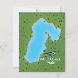Wular Lake India map