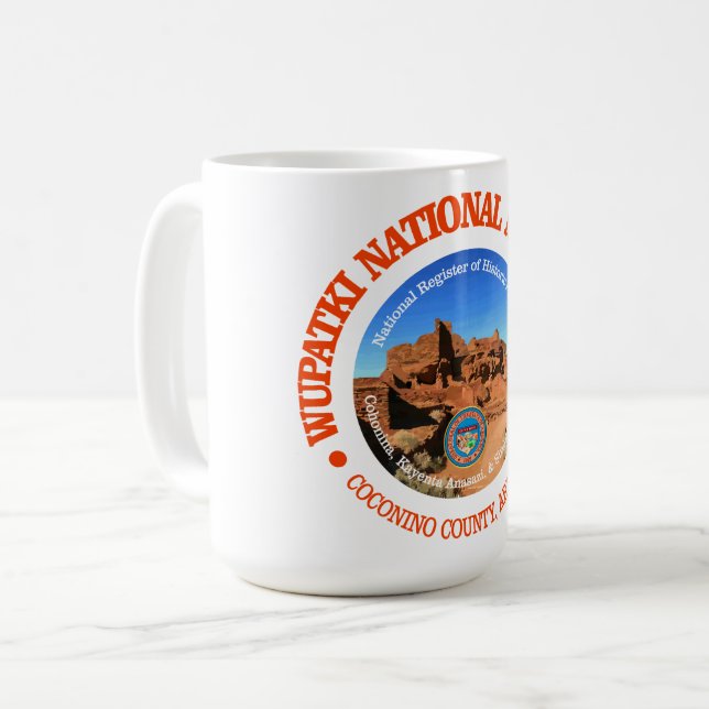 Wupatki National Monument Coffee Mug (Front Left)
